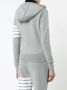 Thom Browne Hoodie met vier strepen Grijs - Thumbnail 4