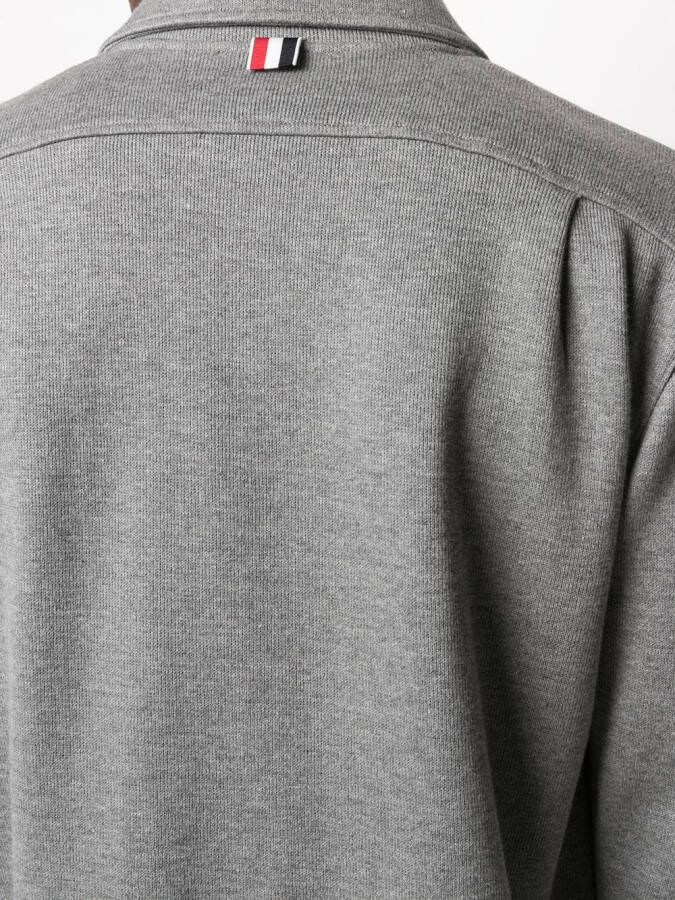 Thom Browne Jack met 4 strepen Grijs
