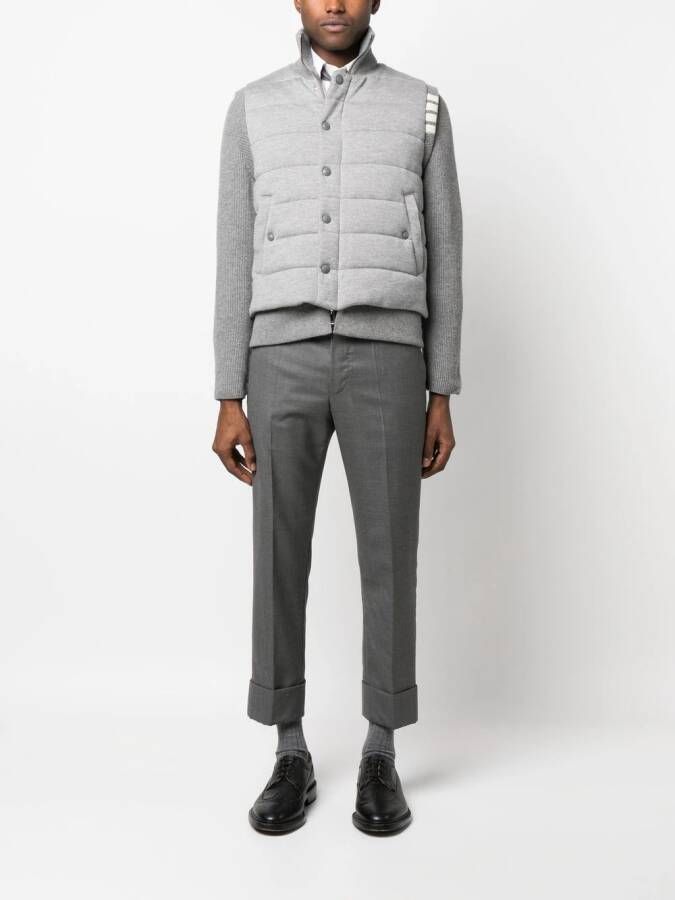 Thom Browne Jack met drukknoopsluiting Grijs