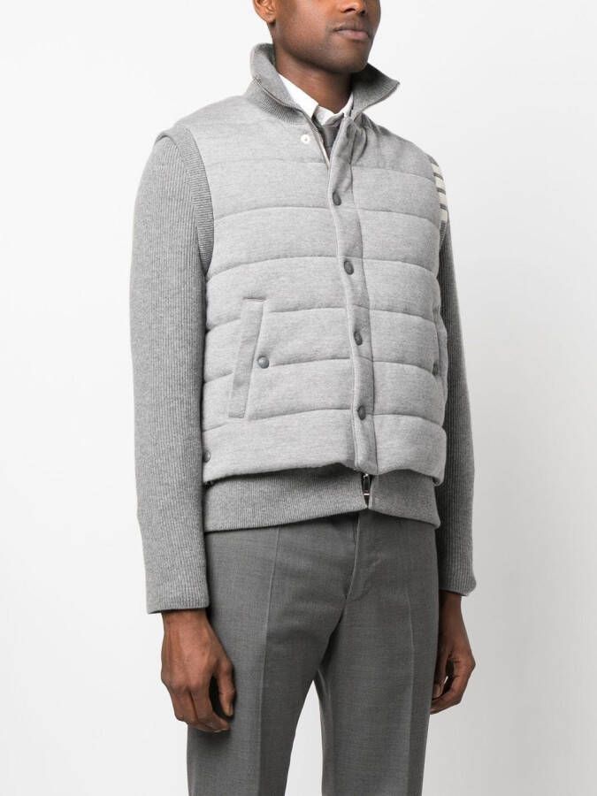 Thom Browne Jack met drukknoopsluiting Grijs