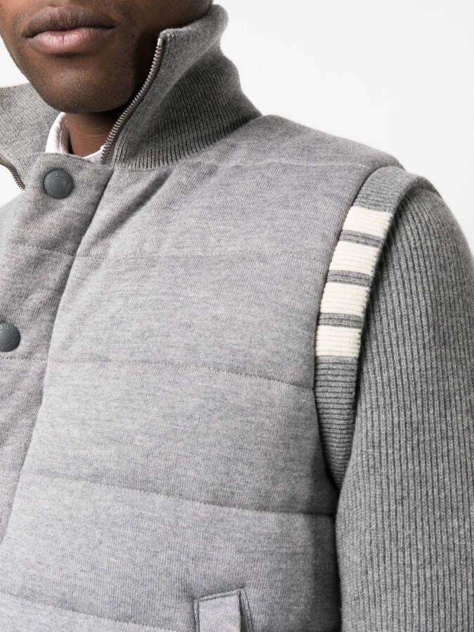 Thom Browne Jack met drukknoopsluiting Grijs