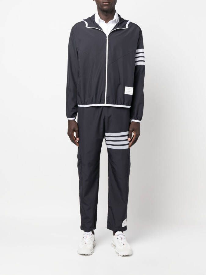 Thom Browne 4-Bar gestreept trainingsjack Blauw