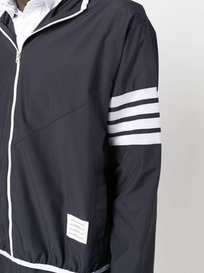 Thom Browne 4-Bar gestreept trainingsjack Blauw