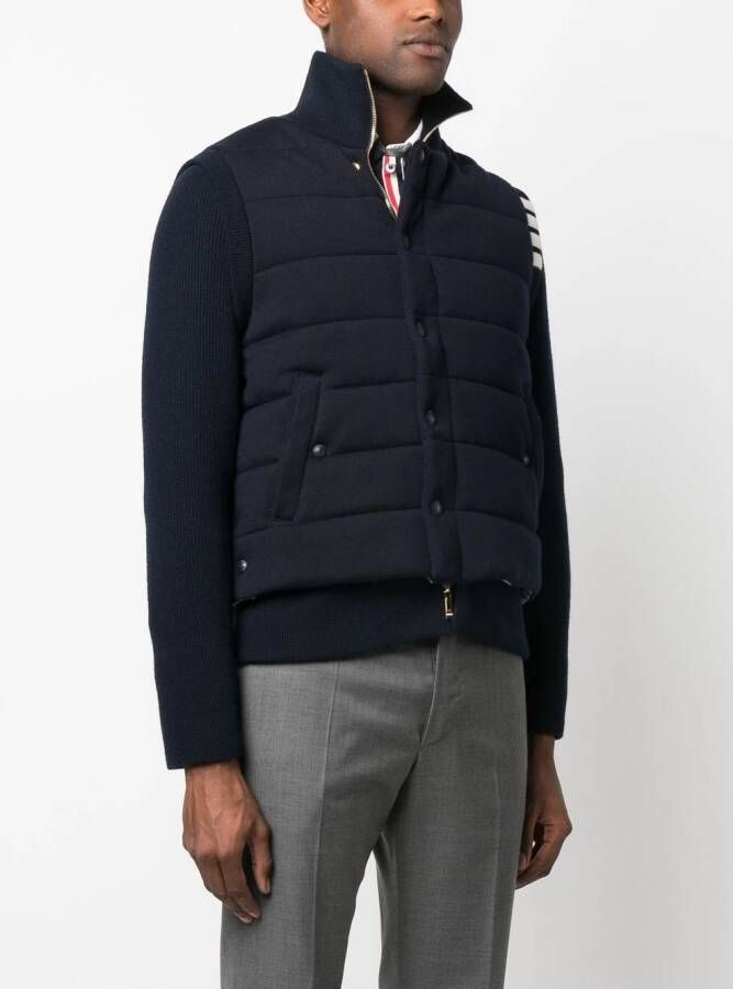 Thom Browne Jack met drukknopen Blauw