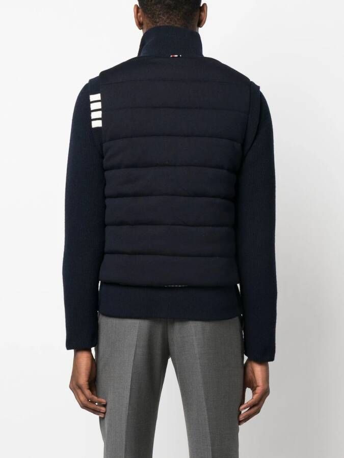 Thom Browne Jack met drukknopen Blauw