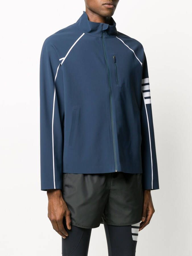 Thom Browne Jack met vier strepen Blauw
