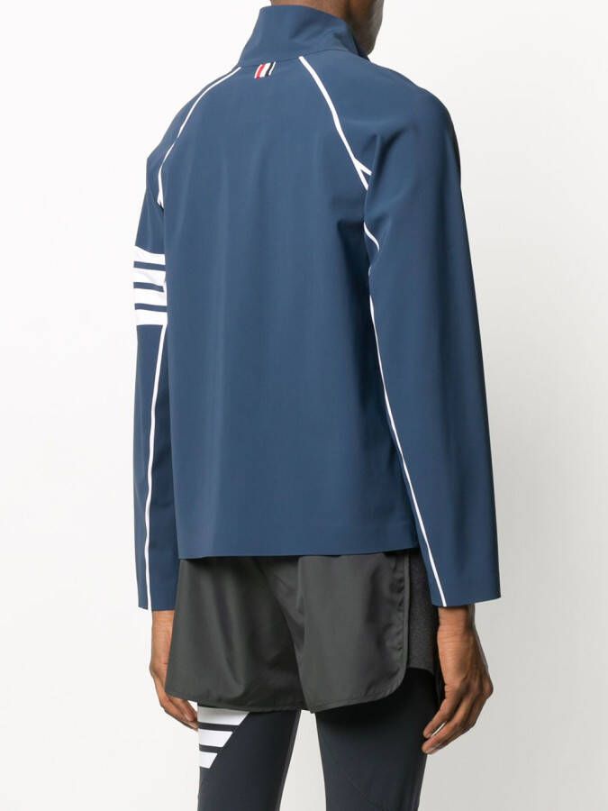Thom Browne Jack met vier strepen Blauw