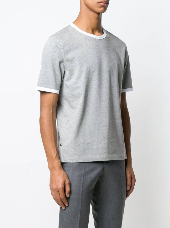 Thom Browne Jersey Ringer T-shirt Grijs