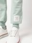 Thom Browne Joggingbroek met vier strepen Groen - Thumbnail 5