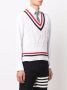 Thom Browne Kabelgebreide tanktop Wit - Thumbnail 3