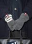 Thom Browne Kasjmier handschoenen Grijs - Thumbnail 2