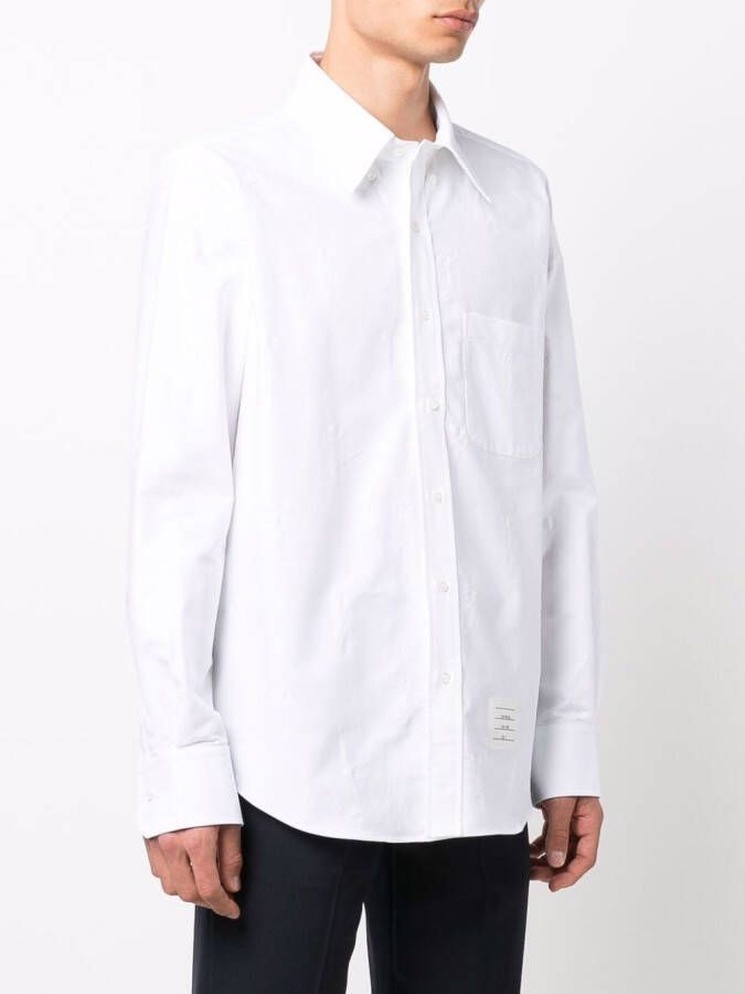 Thom Browne Katoenen overhemd Wit
