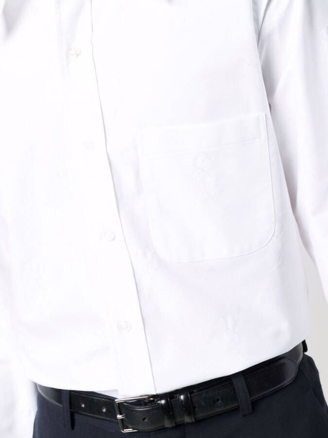 Thom Browne Katoenen overhemd Wit
