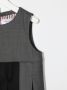 Thom Browne Kids Geplooide jurk Grijs - Thumbnail 3