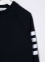 Thom Browne Kids Gestreepte jurk Blauw - Thumbnail 3