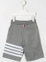 Thom Browne Kids Gestreepte trainingsshorts Grijs - Thumbnail 2
