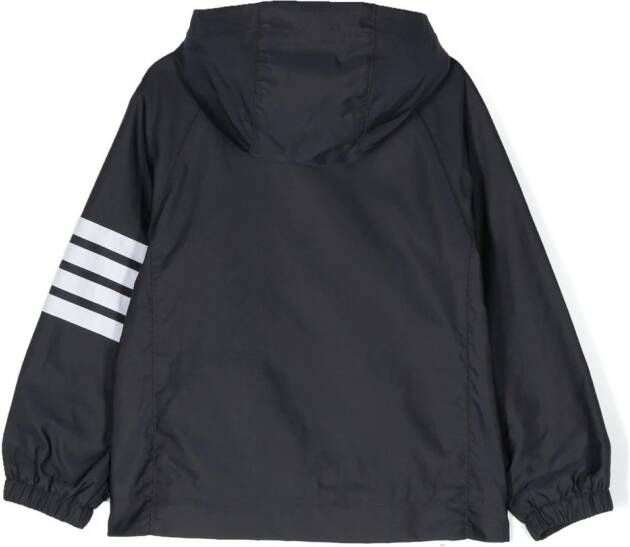 Thom Browne Kids Jack met capuchon Blauw