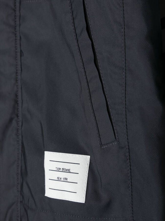 Thom Browne Kids Jack met capuchon Blauw