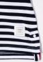 Thom Browne Kids Poloshirt met streep Blauw - Thumbnail 3