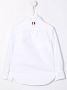 Thom Browne Kids Shirt met geplooide bies Wit - Thumbnail 2