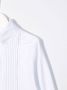 Thom Browne Kids Shirt met geplooide bies Wit - Thumbnail 3