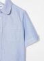 Thom Browne Kids Shirt met logopatch Blauw - Thumbnail 3