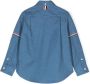 Thom Browne Kids Shirt met streepdetail Blauw - Thumbnail 2