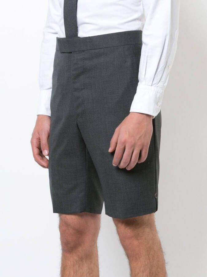 Thom Browne classic backstrap shorts Grijs