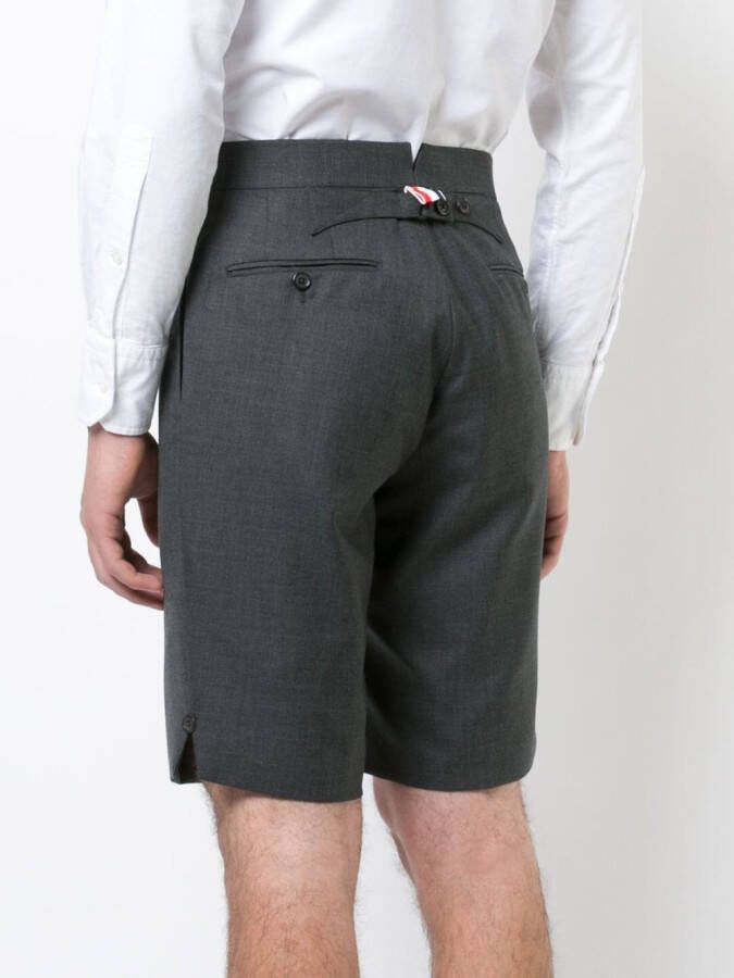 Thom Browne classic backstrap shorts Grijs
