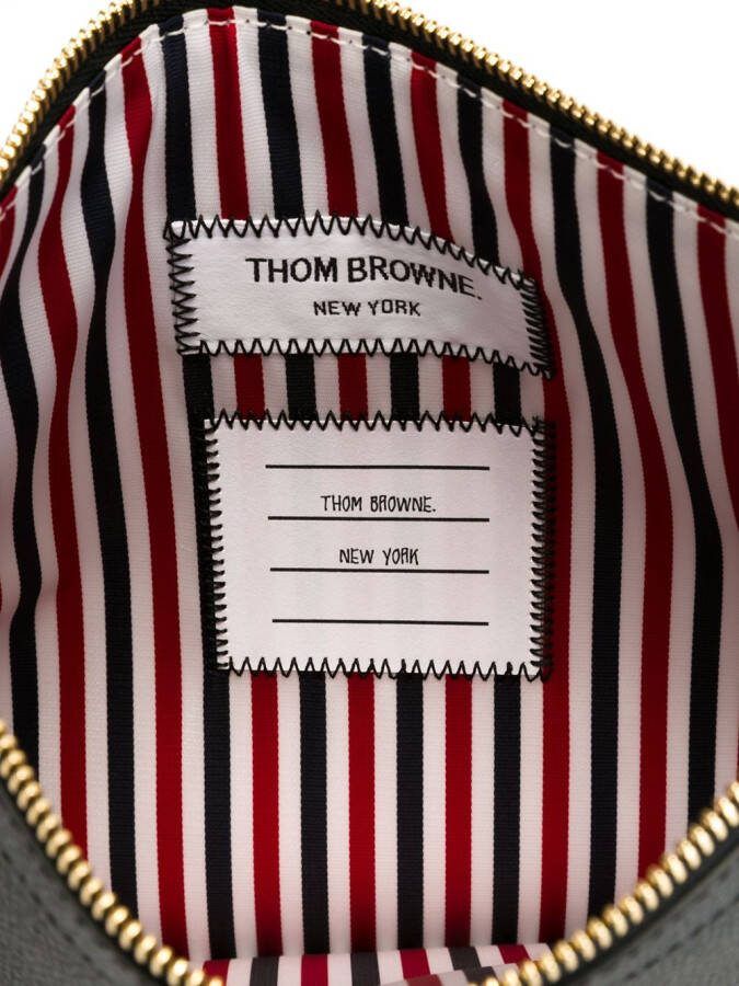Thom Browne Kleine documentenmap met textuur Zwart