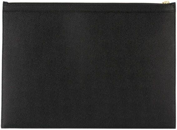 Thom Browne Laptophoes met rits Zwart
