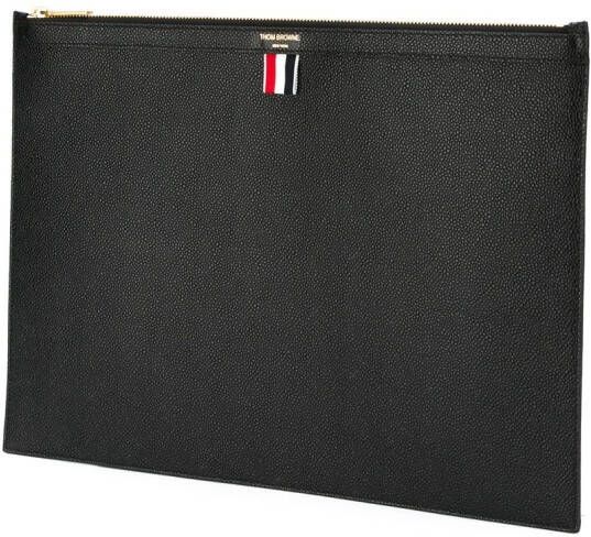 Thom Browne Laptophoes met rits Zwart