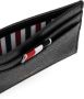Thom Browne Leren pasjeshouder dames leer Eén 001 BLACK - Thumbnail 3