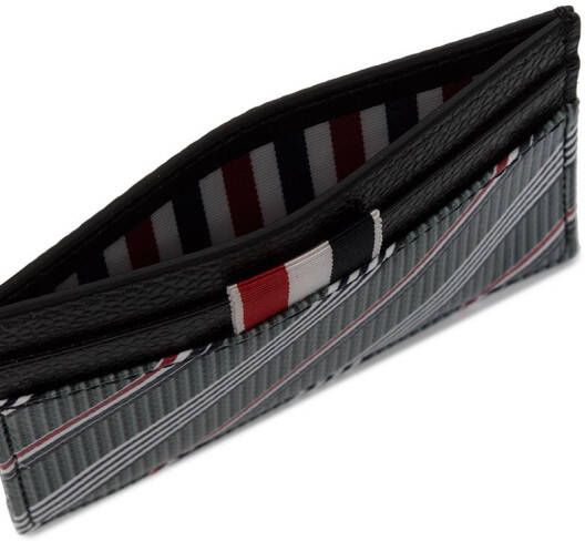 Thom Browne Leren pasjeshouder Grijs