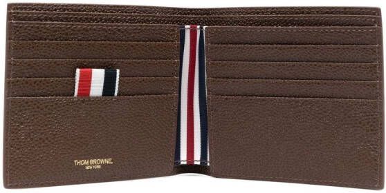 Thom Browne Leren portemonnee Bruin
