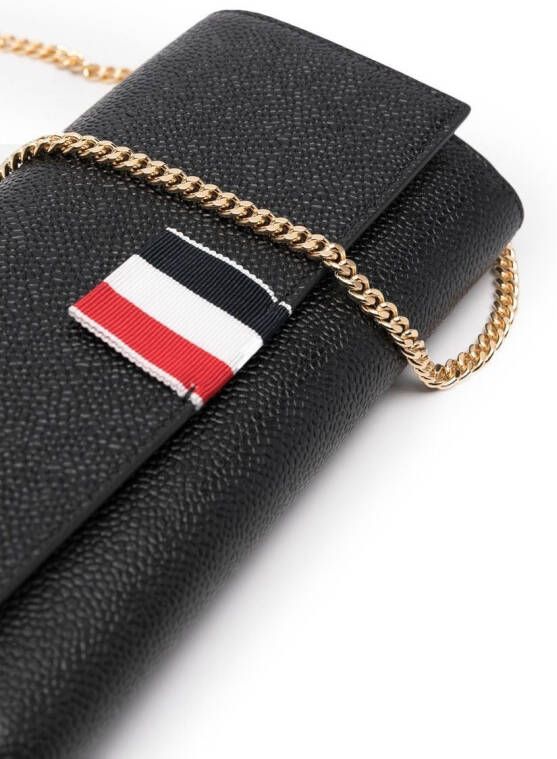 Thom Browne Leren schoudertas Zwart