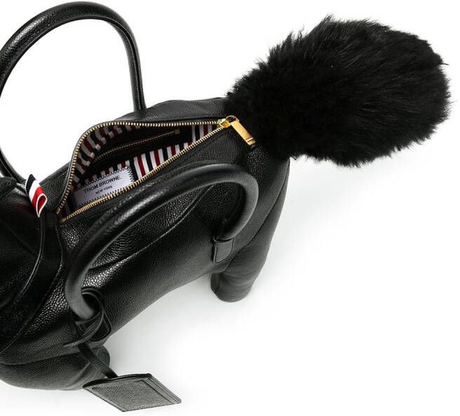 Thom Browne Leren tas Zwart