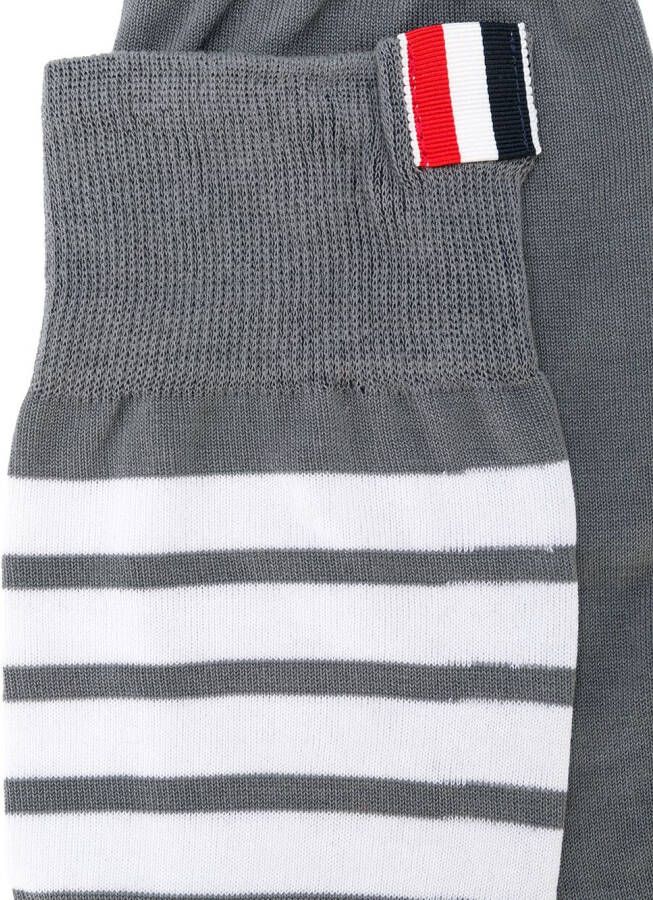 Thom Browne Lightweight Cotton Socks Grijs