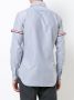 Thom Browne Long Sleeve Shirt With Grosgrain Armbands In Navy Oxford Blauw - Thumbnail 4