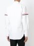 Thom Browne Long Sleeve Shirt With Grosgrain Armbands In White Oxford - Thumbnail 4