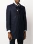 Thom Browne Mantel met 4 strepen Blauw - Thumbnail 3