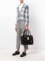 Thom Browne Mevrouw Thom Bag (34x295x12 Cm) ??In Pebble Lucido Leather Zwart - Thumbnail 2