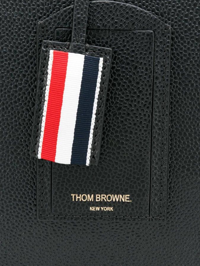 Thom Browne Mr. Thom Bag In Black Pebble Grain Zwart