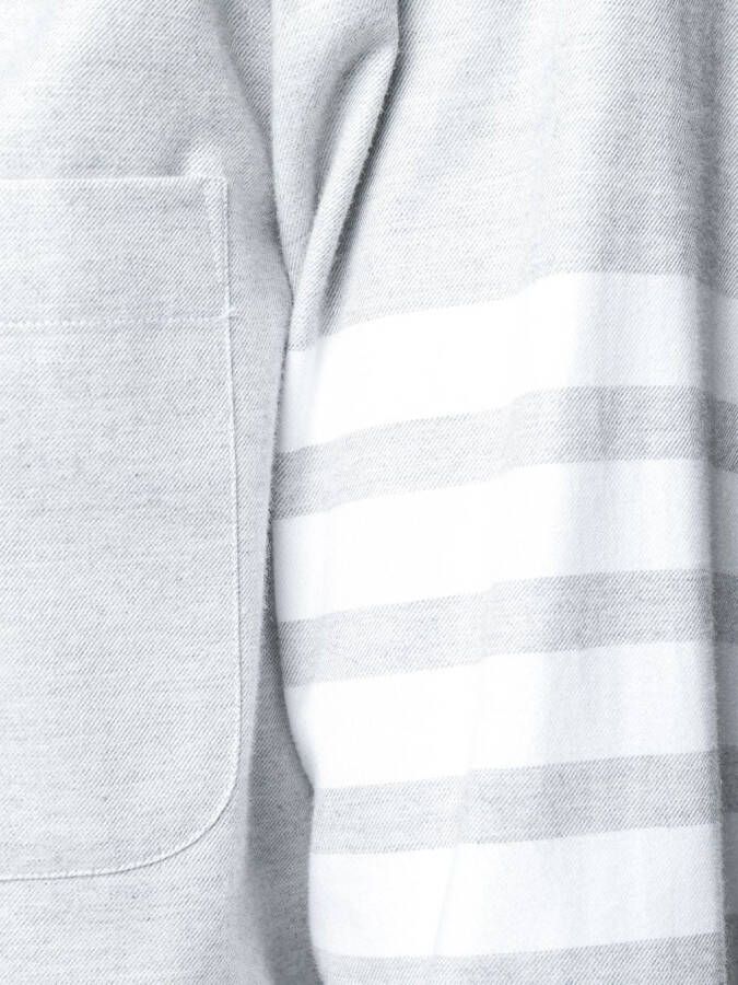 Thom Browne Overhemd in rechte pasvorm Grijs