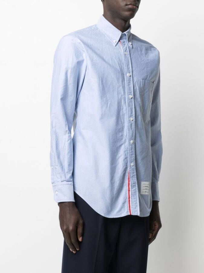 Thom Browne Overhemd met borstzak Blauw