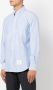 Thom Browne Overhemd met geborduurde bloemen Blauw - Thumbnail 3