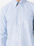 Thom Browne Overhemd met geborduurde bloemen Blauw - Thumbnail 5