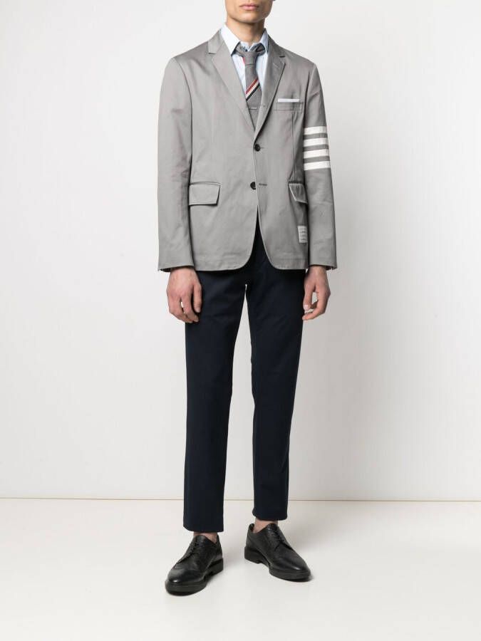 Thom Browne Overhemd met knopen Blauw