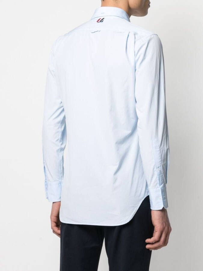 Thom Browne Overhemd met knopen Blauw