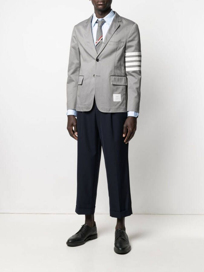Thom Browne Overhemd met korte mouwen Blauw